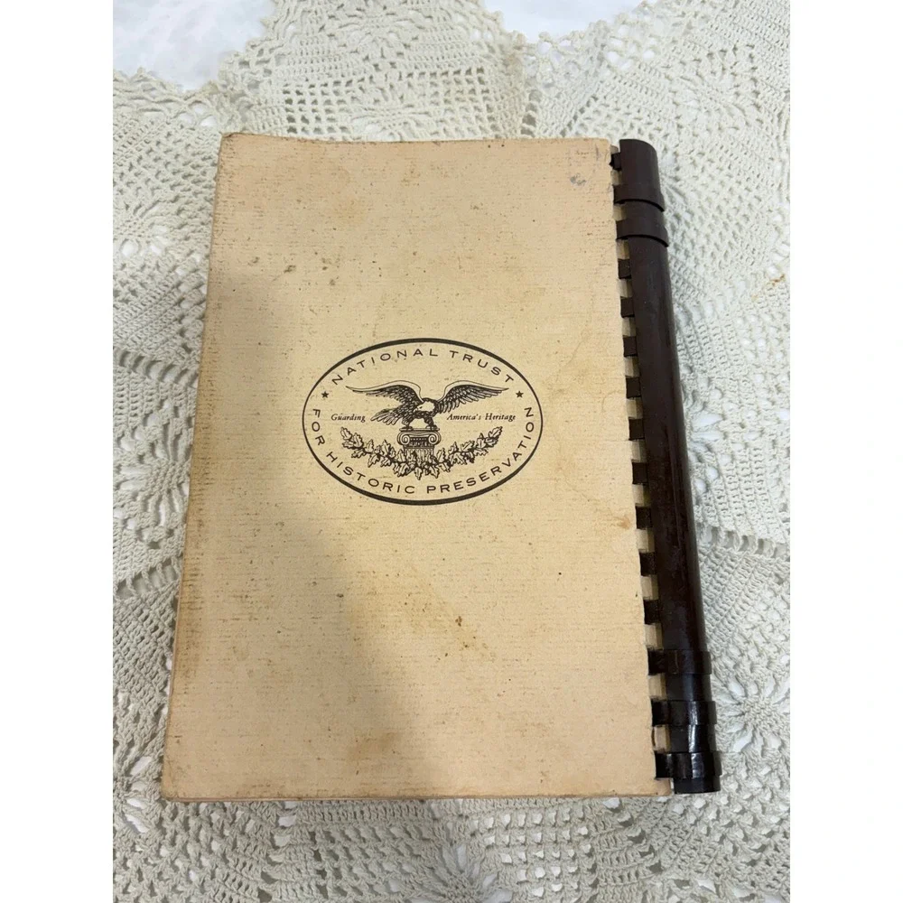 Vintage Woodlawn Plantation Cook Book 1980 Signed Nancy Hirst Pope-Leighey House